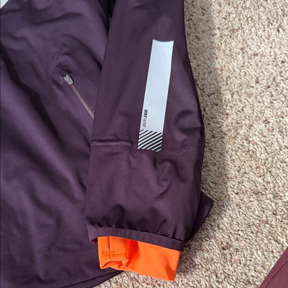 Nike Dark Purple Jacket with Orange Highlights - Picture 4 of 13